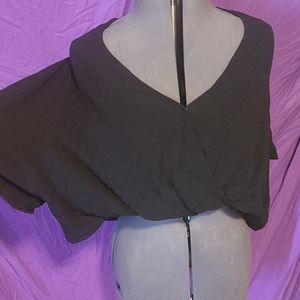 Free People wrap crop top